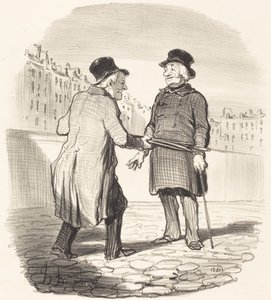 Jag arresterar dig, dåligt ämne... av Honoré Daumier