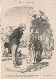 Jag ber om ursäkt om jag inte såg dig... av Honoré Daumier