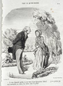 Jag ber om ursäkt om jag inte har lagt märke till er... av Honoré Daumier