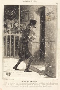 Skådespelaren från Funambules av Honoré Daumier