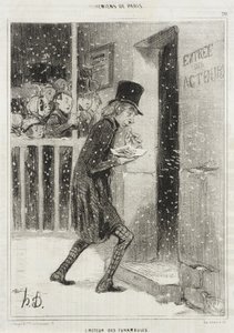 Skådespelaren från Funambules av Honoré Daumier