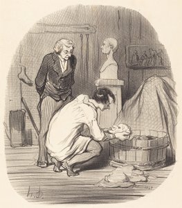 Konstnären - det är det!... av Honoré Daumier