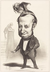 L.F. Raymond Wolowski av Honoré Daumier