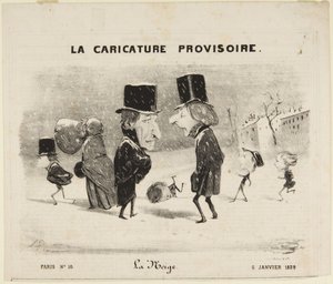 Snön av Honoré Daumier