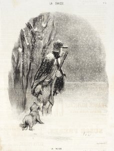 Snön av Honoré Daumier