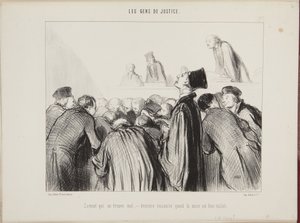 Advokaten som mår illa - sista utvägen när målet är allvarligt sjukt av Honoré Daumier