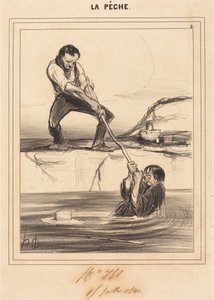 Le Barbillon drar... av Honoré Daumier