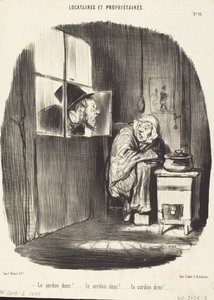 Så snöret!... av Honoré Daumier