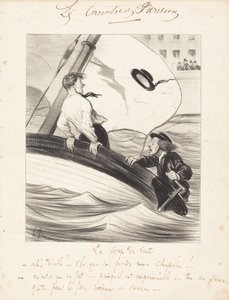 Vindstöten av Honoré Daumier