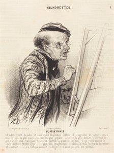 Den tankspridde av Honoré Daumier