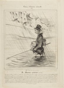 Kungsfiskaren (vid Seine) av Honoré Daumier