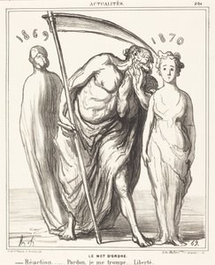 Lösenordet: Reaktion... Förlåtelse... Frihet av Honoré Daumier