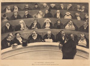 Den lagstiftande buken av Honoré Daumier