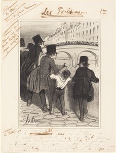 Åskådarna av Honoré Daumier