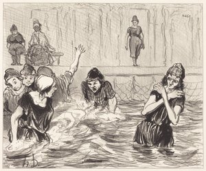 Tvätterskorna av Honoré Daumier