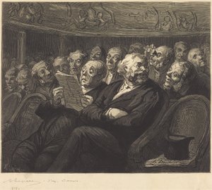 Orkesterstolarna av Honoré Daumier