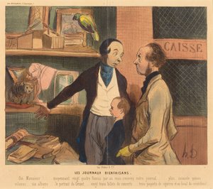 Välvilliga tidskrifter av Honoré Daumier