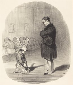 Följderna av ett uppror av Honoré Daumier