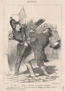 Fredens vänner... av Honoré Daumier