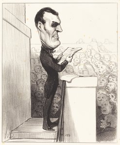 M.L.P.F. Esquirou de Parieu av Honoré Daumier