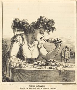 Madame Gargantua av Honoré Daumier