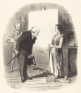 Madame, jag har äran! av Honoré Daumier