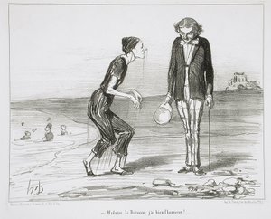 Madame la Baronne, jag har äran! av Honoré Daumier