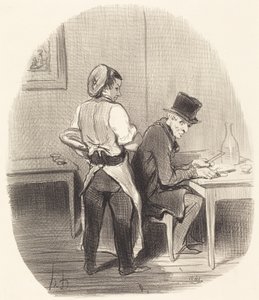 Men, sir, jag försäkrar er att det är... kalvkött!... av Honoré Daumier