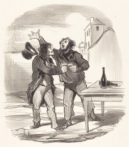 Medlem... av 10 december som tar... av Honoré Daumier