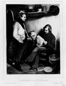 Minnen från Sainte-Pelagie av Honoré Daumier
