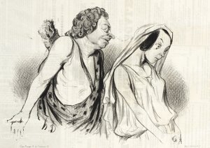 Min vagn, mina kastspjut... (Faidra) av Honoré Daumier