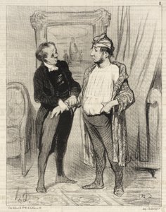 Min käre, jag försäkrar dig att jag... av Honoré Daumier