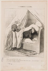 Herrn, det är ett brev för tre cent... av Honoré Daumier