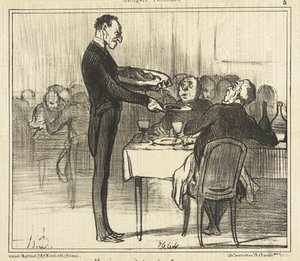 Önskar herrn crêpes?... av Honoré Daumier