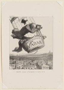 Nadar lyfter fotografiet till konstens nivå av Honoré Daumier