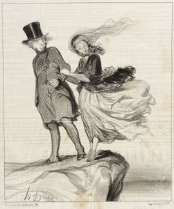 O, min avgudade Victor... jag får en poetisk idé!... av Honoré Daumier
