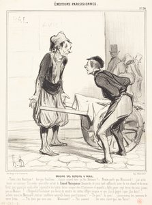 Beduinernas ursprung i Paris av Honoré Daumier