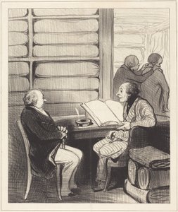 Ja, min käre herr Badoulard, jag ska... av Honoré Daumier