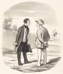 Ja, Monsieur Gimblet, ordningen kommer inte att... återställas... av Honoré Daumier