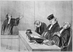 Ja, de vill beröva detta föräldralösa barn... av Honoré Daumier
