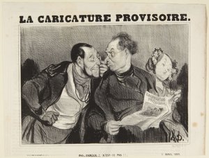 ...Inte särskilt bra? Eller hur!, ur serien Types Parisiens från La Caricature Provisoire av Honoré Daumier