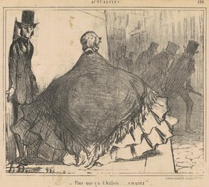 Mer än den bollen... Ursäkta! ... av Honoré Daumier