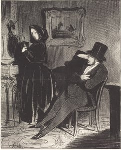 Oftare än jag kommer att följa dig... till balen... av Honoré Daumier