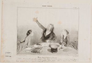 Robert Macaire, professor i franska av Honoré Daumier