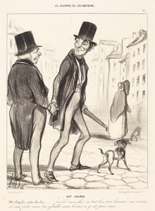 Klockan sju av Honoré Daumier
