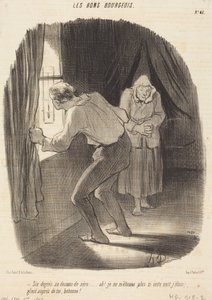 Sex grader under noll... av Honoré Daumier