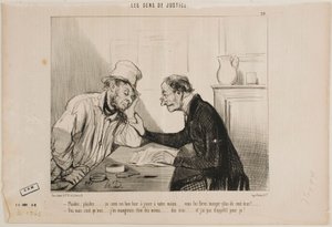 Stäm honom... stäm honom... av Honoré Daumier