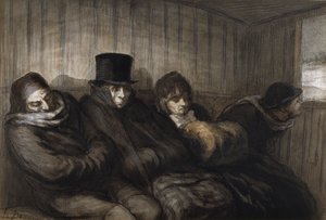 Andraklassvagnen av Honoré Daumier