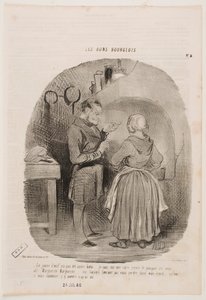 Äggulan är inte tillräckligt vispad. av Honoré Daumier