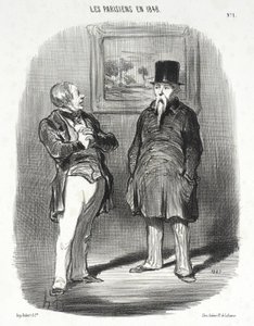 Nå... Jag kände inte igen dig... av Honoré Daumier